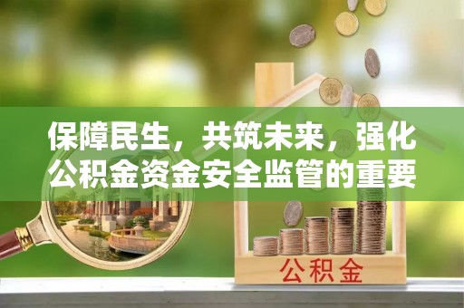 青神保障民生，共筑未来，强化公积金资金安全监管的重要性